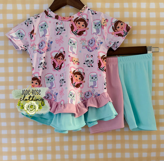 6Y Jasmine Top & Bikers