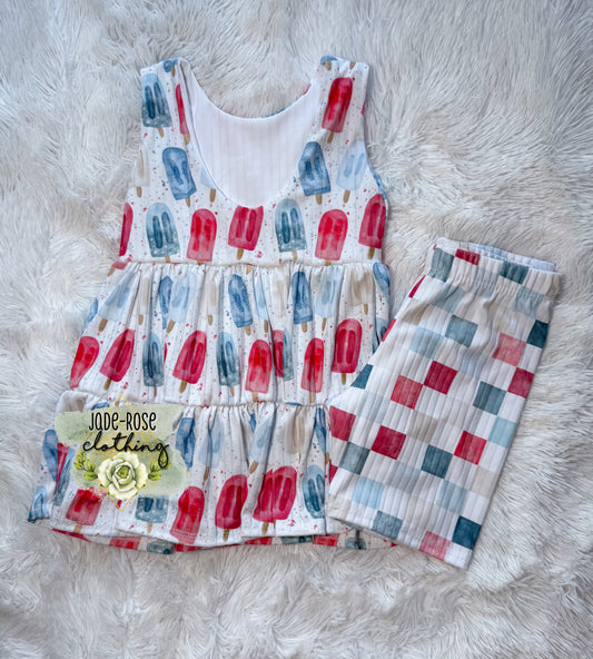 5T Magnolia Peplum & Bikers