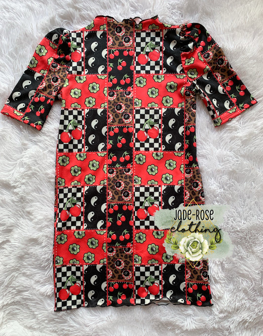 6Y Puff Short Sleeve Dress