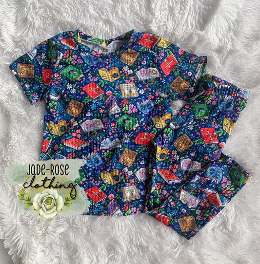 MTO: Magical Books Basic Tee & Leggings