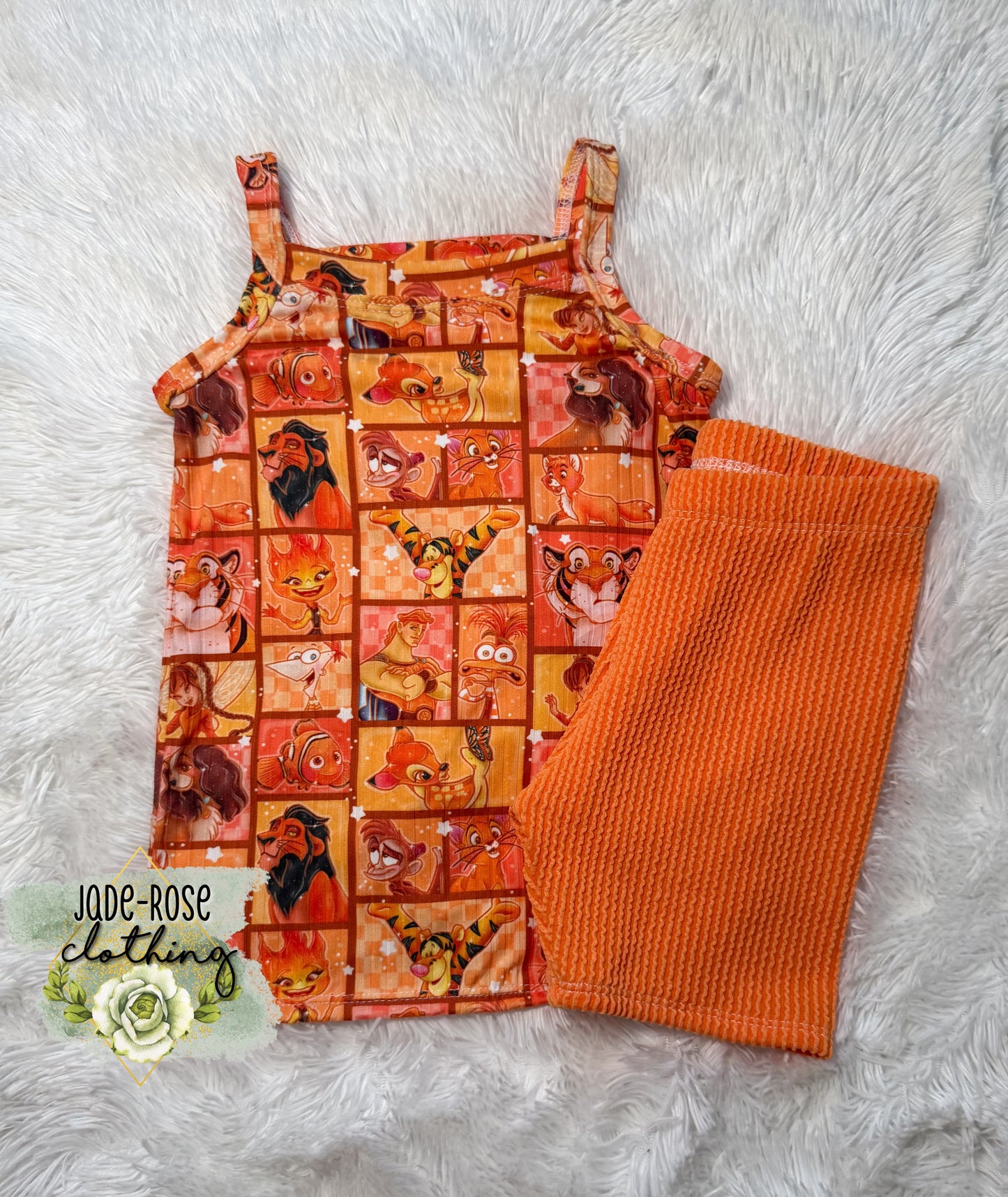 Multiple Magical Colorways- 5T Cami + Biker Sets