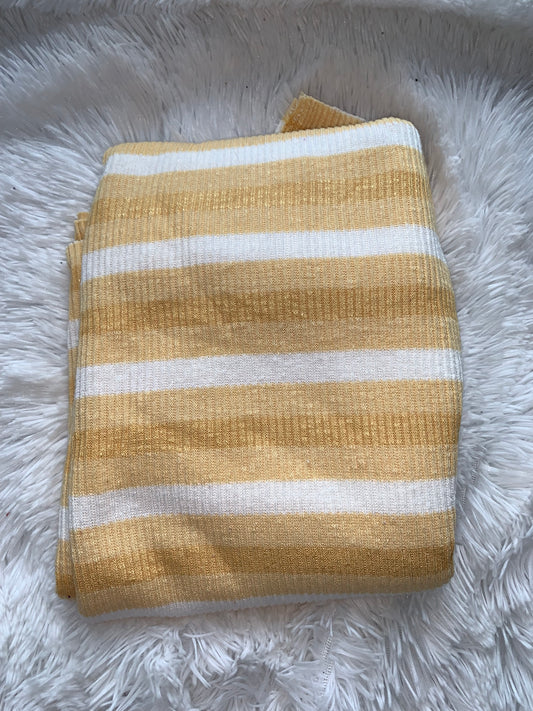 Yellow Stripes Thick Sweater Rib