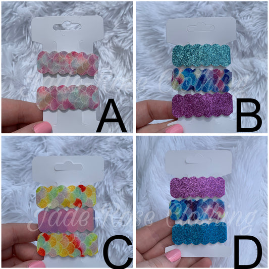 Mermaid Scales Snappies (Sets)