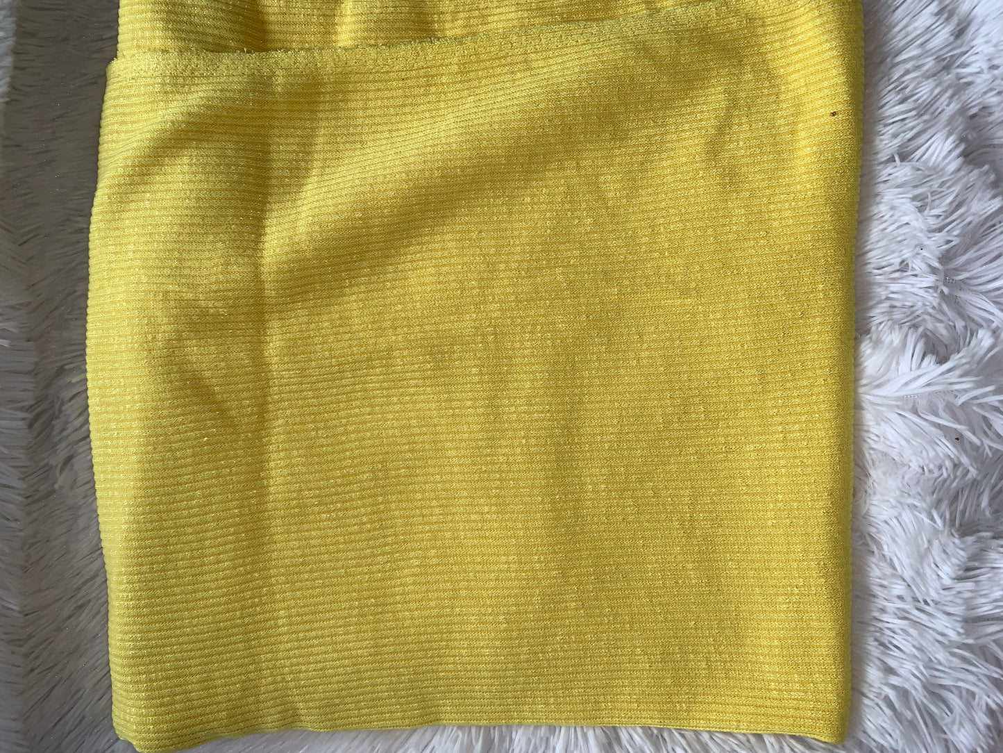 Yellow Thick Sweater Rib