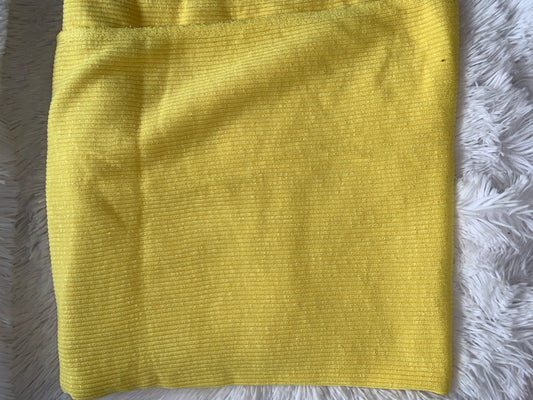 Yellow Thick Sweater Rib