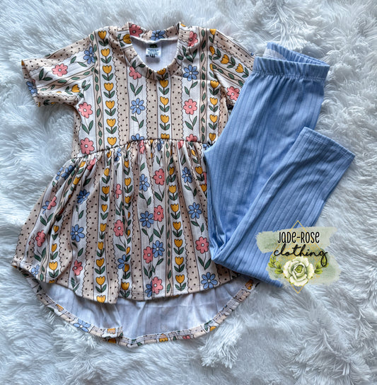 *PREORDER* Marlow Hi-Low Peplum & Leggings SET