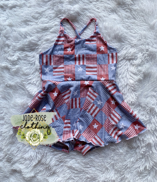4T Strappy Skirted Leo