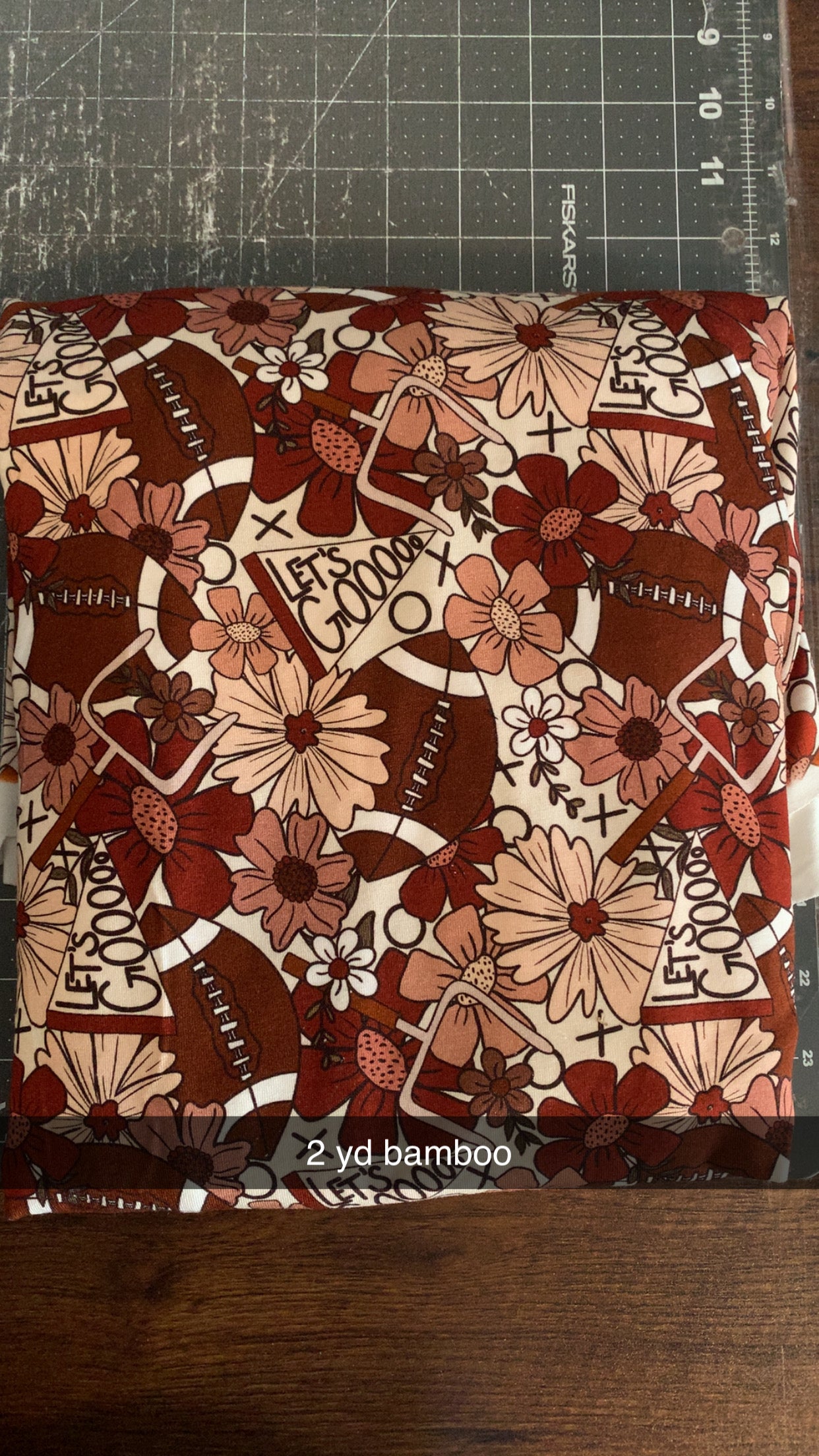 Football Floral-Bamboo