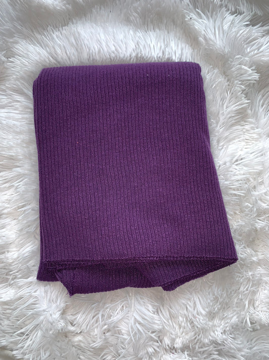 Purple Thick Sweater Rib