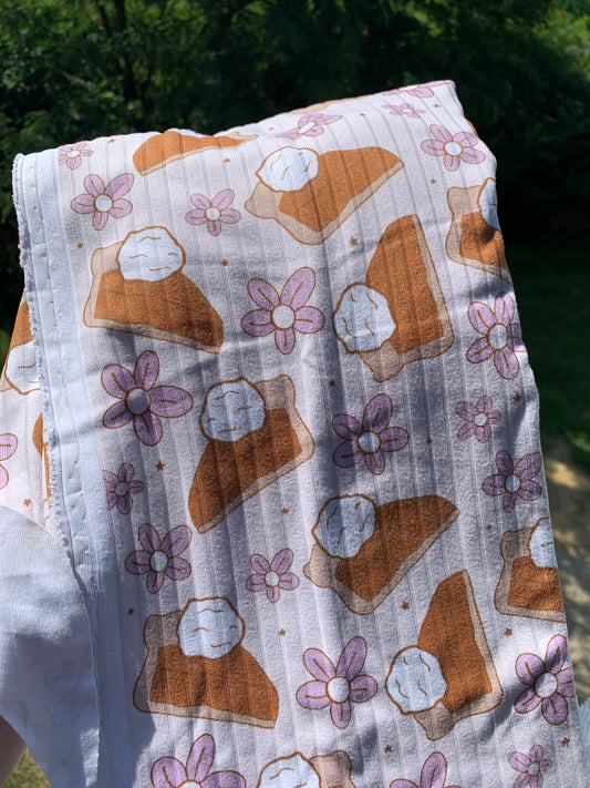 Pumpkin Pie Floral Rib (up to 3T!)