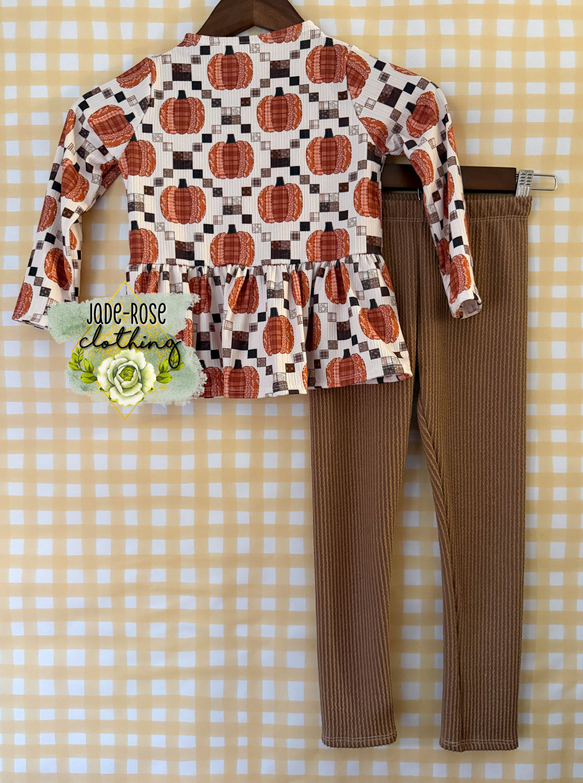 5T Mockneck Peplum & Leggings