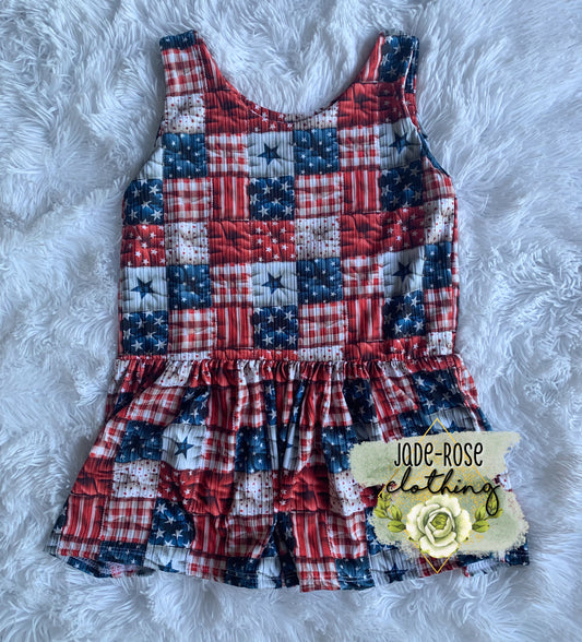 8Y Olive Peplum