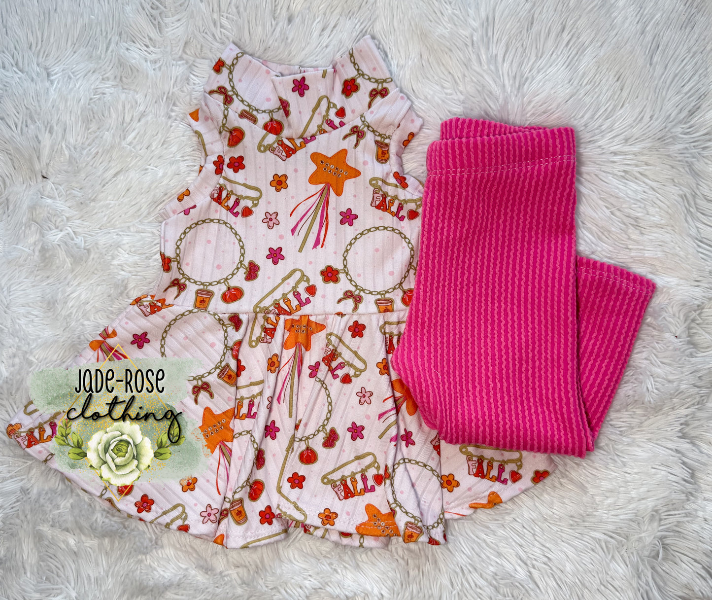 9/12M Mockneck Peplum & Leggings