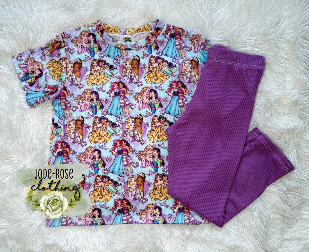 Multiple RTS- Summer Tee & Leggings