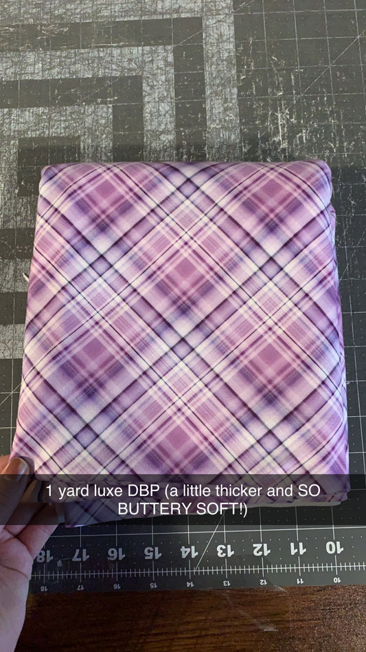 Purple Plaid- Luxe DBP