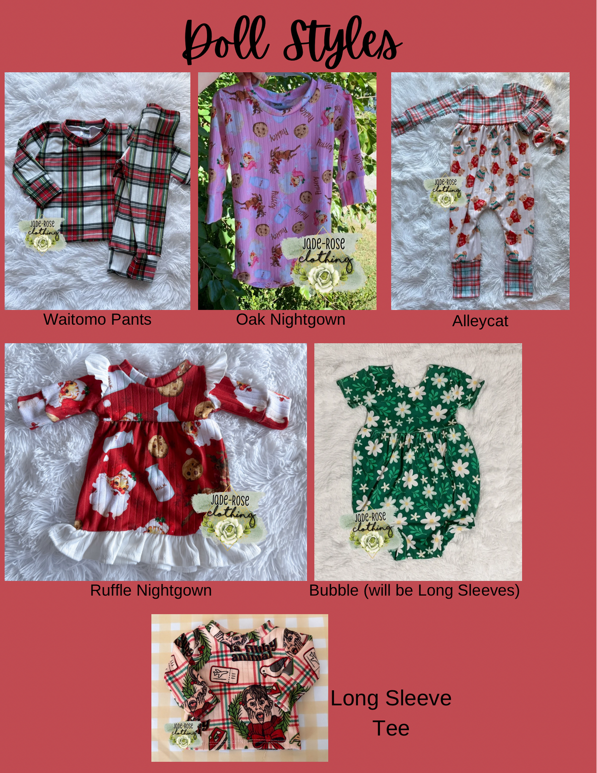 *PREORDER* Cozy & Bright Christmas- DOLL STYLES