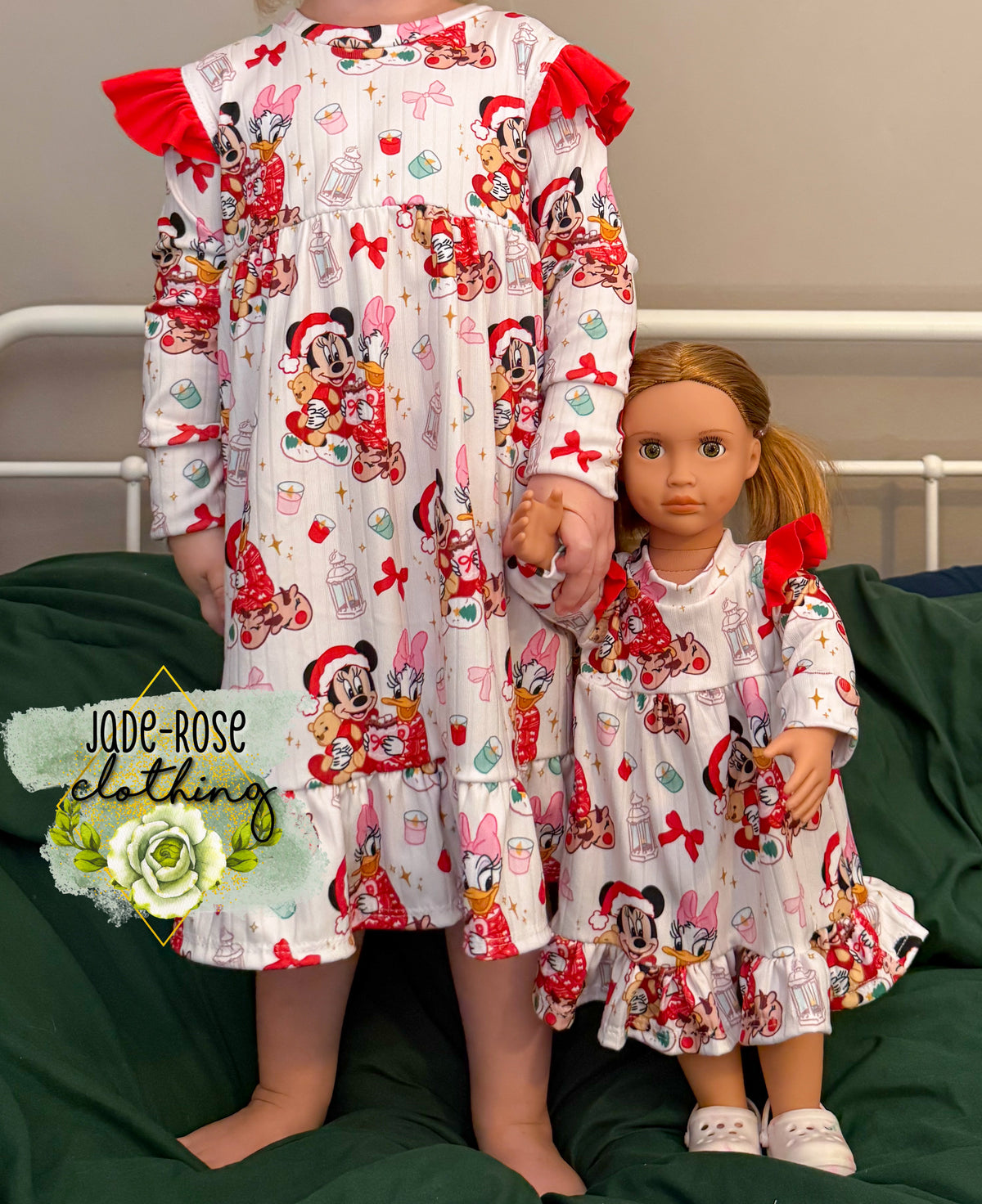 *PREORDER* Kid & Dolly Ruffle Nightgown Set